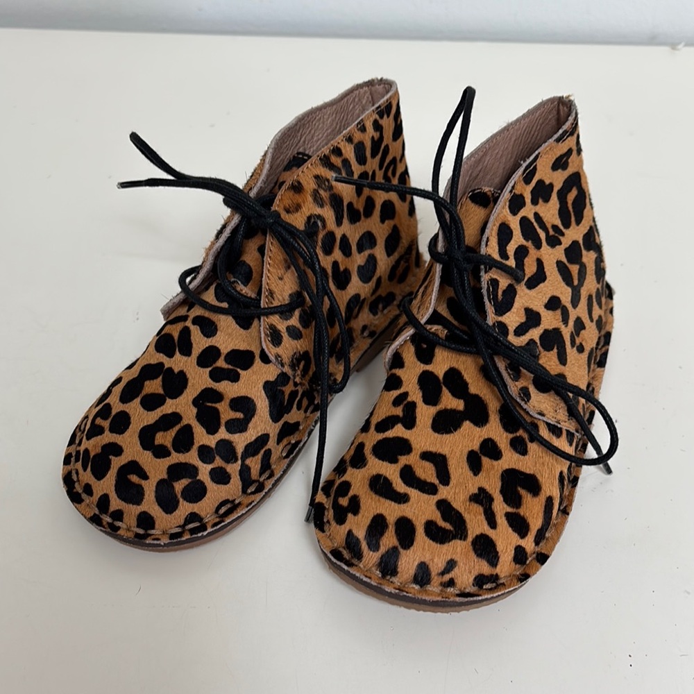Leopard Print Kids Shoes Ralph Lauren boots new